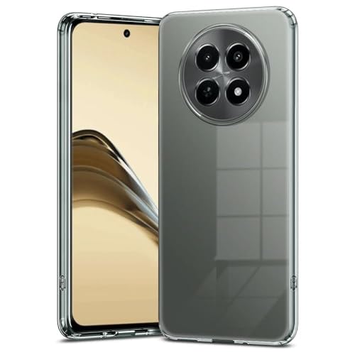 Image of COVERBLACK Soft Rubber Silicon Clear Case Back Cover for Compatible Model with Realme 13 Pro Plus 5G - Transparent