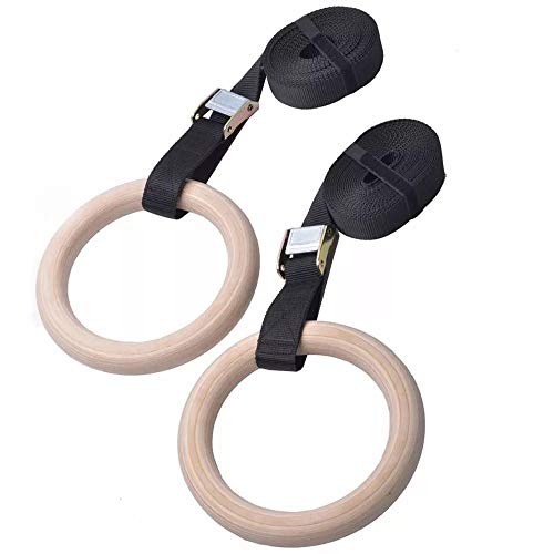 KIT ARGOLA SUSPENSÃO OLÍMPICA MADEIRA