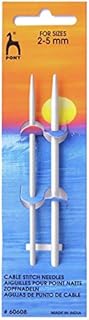 Pony P60608 | Aluminium Small Straight Cable Needle | 2-5mm | 2 pack