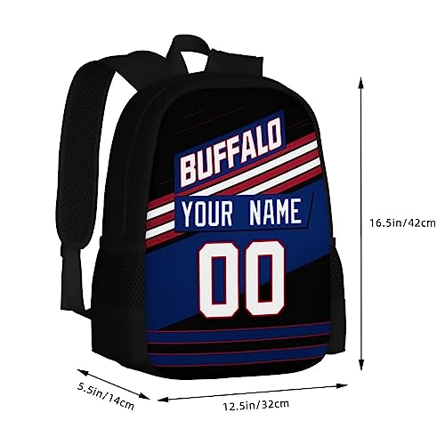 KREDE Buffalo Backpack Personalized Bags for Men Women Gifts3