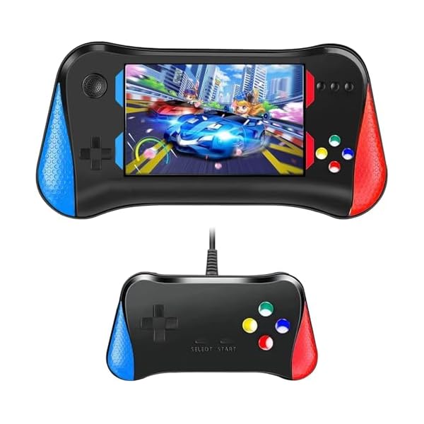 Handheld Game Console, 3.5” LCD Screen Retro Handheld Video Game Console with Rechargeable Battery, Preloaded 500 Classic Retro Video GamesSupport 2 Players and TV Connection-1