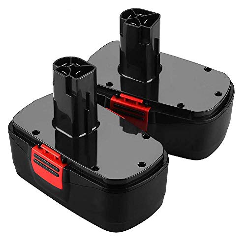 2Pack 19.2 Volt 3.6Ah Battery for Craftsman C3 DieHard Ni-MH Replacement 130279005 130279003