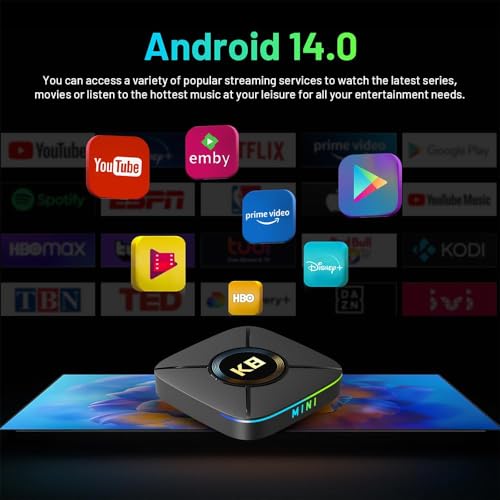 Image of Android 14.0 TV Box RK3518 Quad Core 4K 2GB RAM 32GB ROM Dual WiFi6 BT5.0 | ARM Cortex-A53 CPU, 2.4G /5GHz Dual Band WiFi6, USB 3.0, 4K UHD Decoding, Bluetooth 5.0, Smart Android Streaming Media Player
