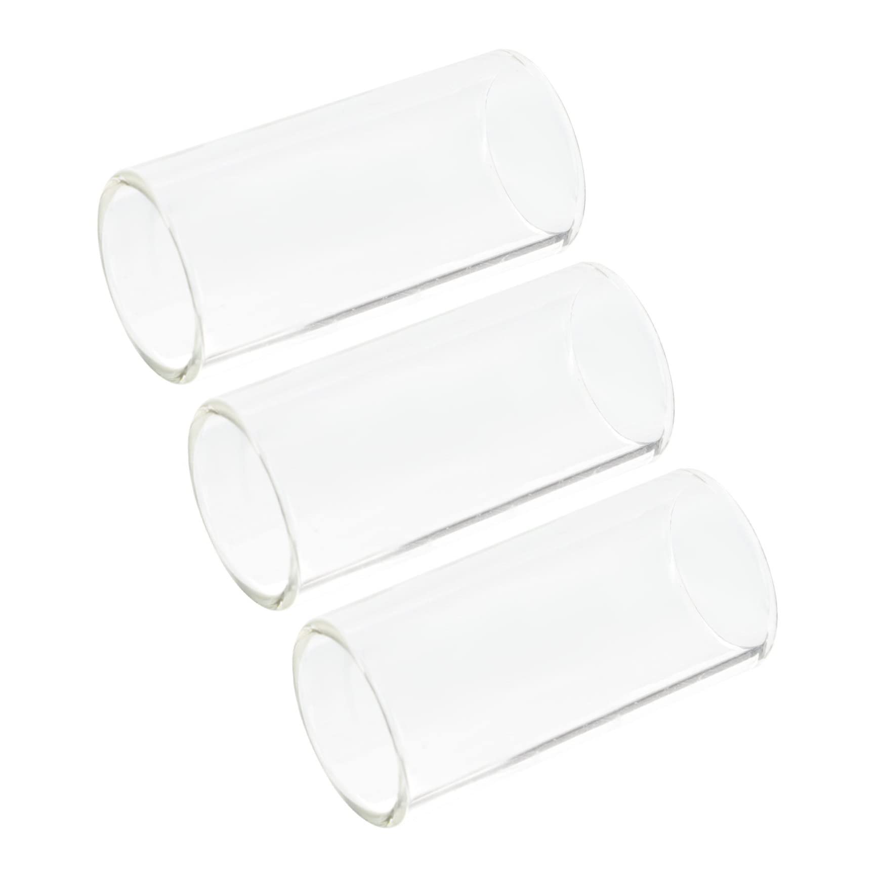Milisten Finger Protectors for Guitar 3pcs Glass Fingertip Guards Skin-friendly Material Comfortable for Long Practice Sessions Banjo Mandolin