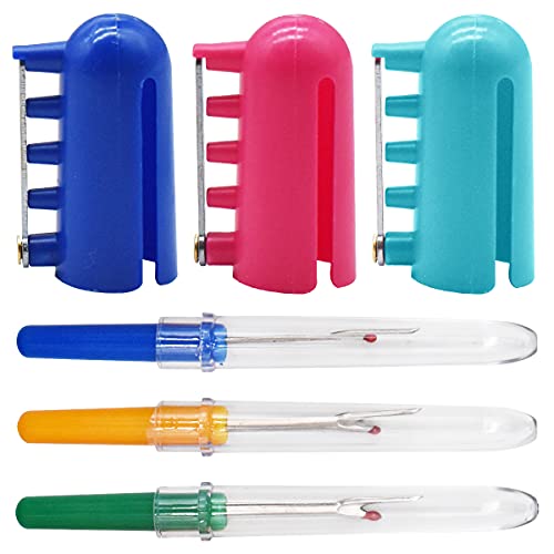 NC 3 Stück Fingerhut Fingerring Stricken 3 Stück Nahttrenner...