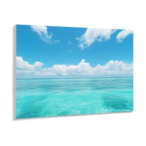 数字油絵 ラッセン 青い海 デジタル油絵 数字キットによる絵画 DIY絵 手塗り 美しい海の景色 美しい熱帯の風景 数字キット塗り絵 壁飾り ホーム オフィス装飾 数字塗り絵 手工芸 初心者 大人 子供 贈り物 50×40cm
