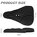 OXDFTGDZ Bike Seat Cushion for Bianchi Via Nirone 7 All-Road, Comfortable Bicycle Saddle Cover for Indoor and Outdoor Cycling, Bike Saddle Cover Anti-Slip Easy Install