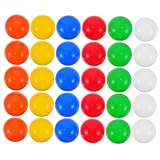 Balles de jeux : couleurs vives rendent balles faciles à trouver et elles ne se décolorent pas facilement, vous pouvez utiliser en confiance, balles de jeu sphériques