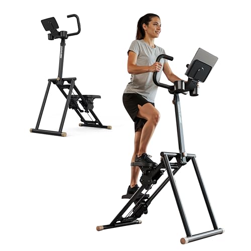 HOP Sport® Stair Stepper HS-100B Cardio Vertical Climber Maschine, Stepper für Ganzkörper-Workout, verstellbare Lenker, Stair Stepper, Treppensteiger, Klattermaschine bis 120 kg