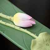 Łapacz popiołu Ceramiczny ręcznie robiony kadzielnica Lotus, dekoracja do ceremonii herbacianej, wewnętrzny palnik kadzielny Dekoracyjny(Pink)