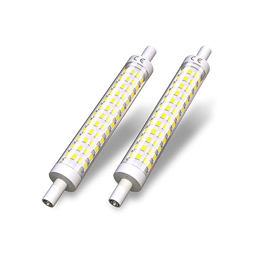 Bonlux Regulable Bombilla LED R7S 118mm 10W, Lámpara LED R7S 118mm, Bombilla LED J118 Blanco Frío...