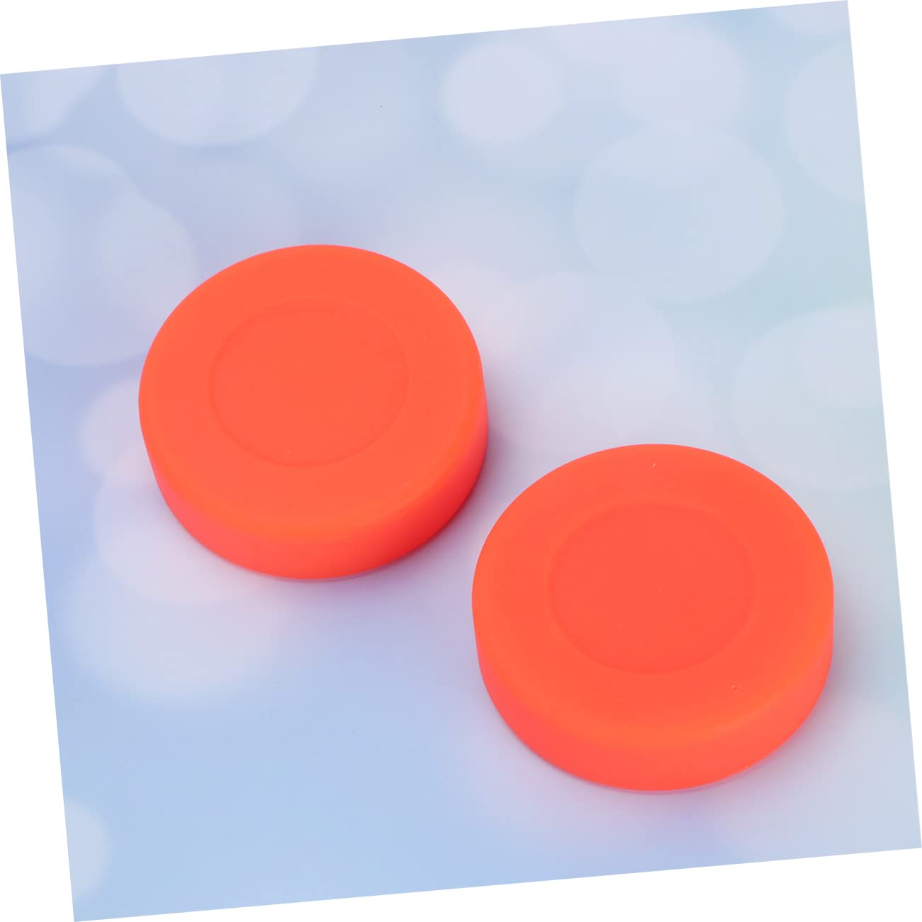 BESPORTBLE Rondelles de Hockey Dureté Réglable en Caoutchouc 12 Pièces Surface Mate Lisse Accessoires pour Hockey Glace et Roller