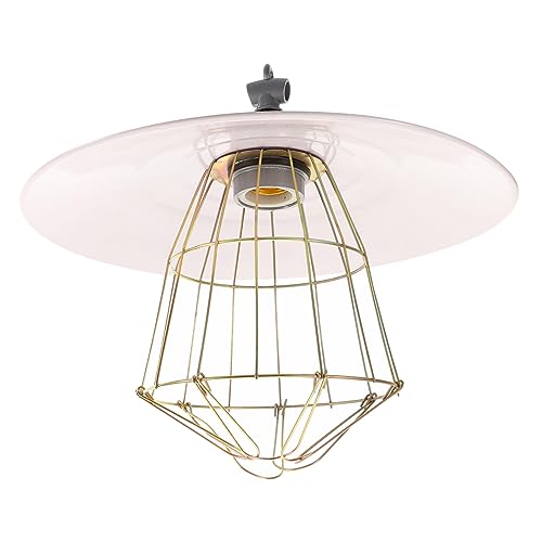 ピグレット断熱ランプシェード hamster light lamp shade illumination 松明 日焼け 家畜インキュベーター加熱ライト 家畜飼育用ランプ 鉄 白い HOUDERCO