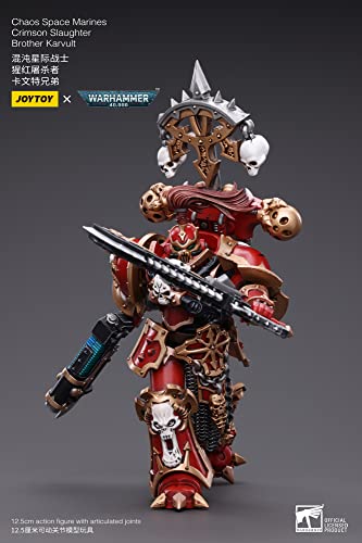 Joytoy Warhammer 40K: Chaos Space Crimson Slaughter Karvult 1:18 Scale Action Figure #TOP7