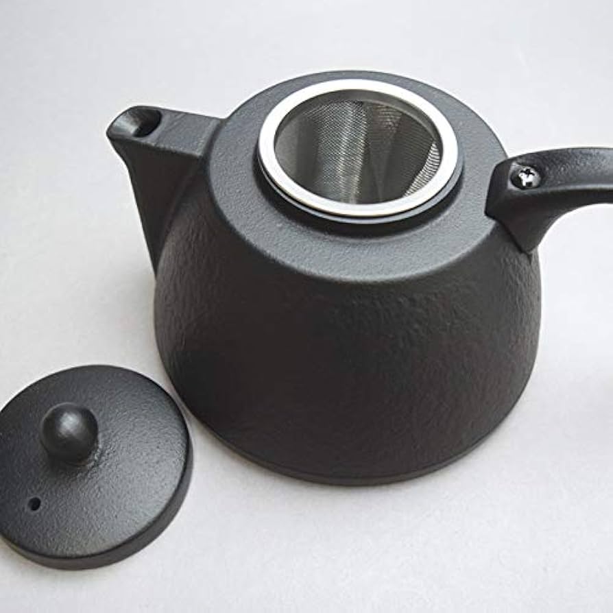 Amazon｜南部鉄器 岩鋳 コーヒーポット・セット(黒) ドリッパー