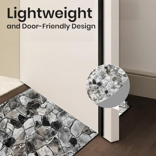 Image of MAXOSHINE PVC Bathroom Mats Anti Slip | Water Absorbent Bath Floor Mat | Quick Dry Anti Skid Bathroom Mats for Home | Door Mat for Wet Area 40x60 CM (Crushed Stone)