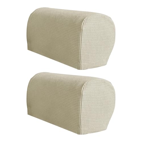 Fundas elásticas para brazos, suave para el reposabrazos, fundas lavables, protectores de de muebles, protector de descanso para el sofá y la silla del brazo, fundas para muebles y