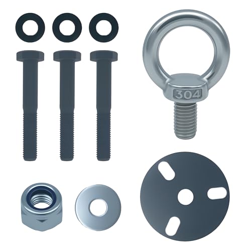 JEYPSHQP Outboard Engine Lifting Ring Tool with Adapter and Ring - Compatible with Evinrude/Johnson/BRP ETEC Engines - Best Engine lifting ring tool