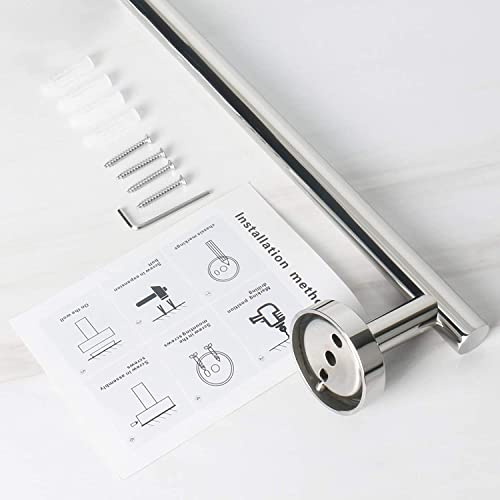 YUET Portasciugamani 23 CM Cromato Portasciugamani...