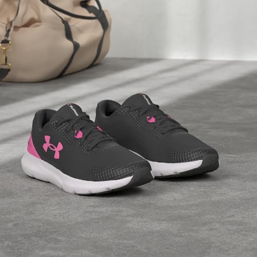 Image of Under Armour Surge 3 Sneakers for Women - Breathable Mesh Upper and Lace up Closure, Sturdy and Durable Shoes