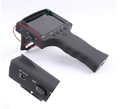 Eoncore Portable Hand-Held 3.5" Color LCD CCTV Security Camera Video Test Tester Analog Surveilance Camera Monitor Detector RJ45 - Thumbnail 5