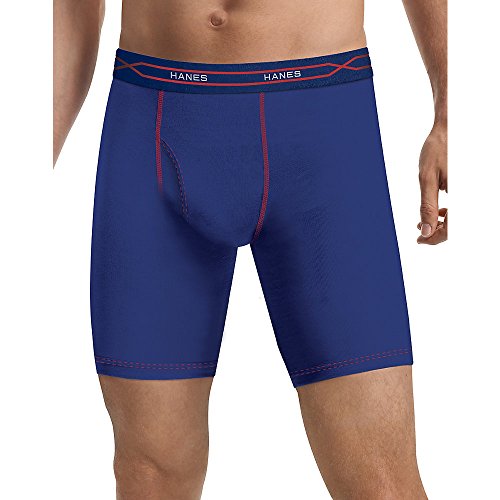 Hanes Men's 3-Pack X-Temp Performance Cool Long Leg Boxer Brief