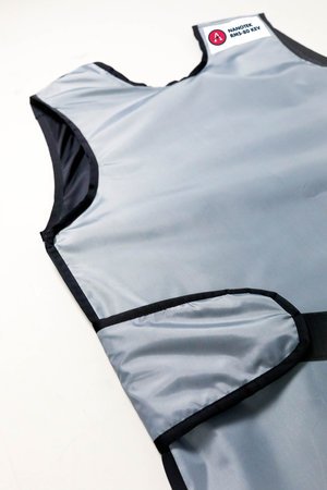 Unisex Front Protection Lead Free Apron (S 80KvP, Blue)