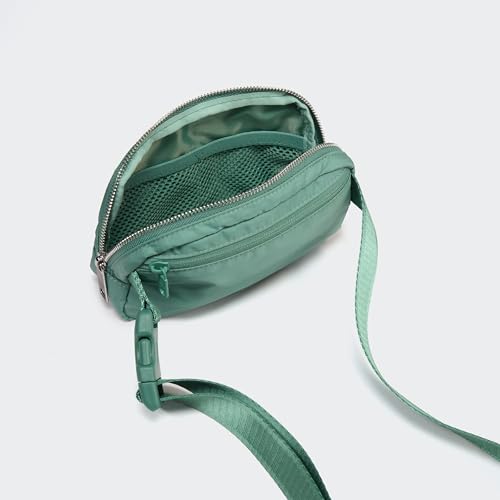 Image of Pander Everywhere Belt Bag for Women, Fashion Waist Packs, Crossbody Bags with Adjustable Strap (Eucalyptus Green).