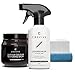 Produktbild CREVIVE Lederreiniger 250 ml & Leder Reparatur Set Dunkelbraun 300 ml - Lederpflege Auto - Lederreparatur Sofa - Autositz Reparatur
