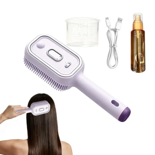 Cepillo spray para cabello con peine eléctrico recargable inalámbrico