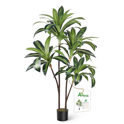 Aveyas 4 ft dracaena artificial tree