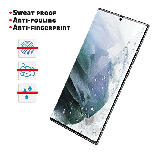 Image of BATCHONE Premium Acrylic Screen Protector /Guard Compatible for Samsung Galaxy S22 Ultra 5G / S23 Ultra 5G (Transparent) with Soft Flexible Clear Membrane, Pack of 1
