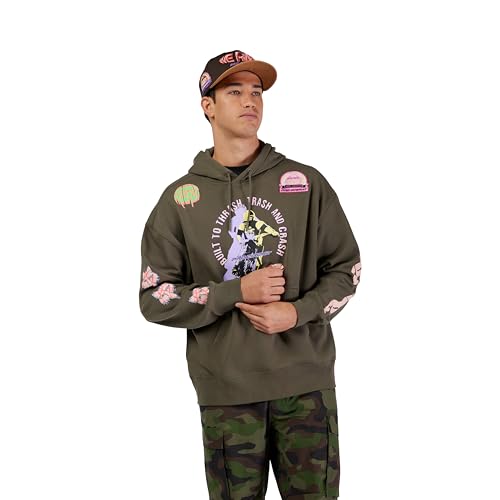 Felpa con cappuccio Fox Pro Circuit OVERSIZED PELLE PO MILITARY M
