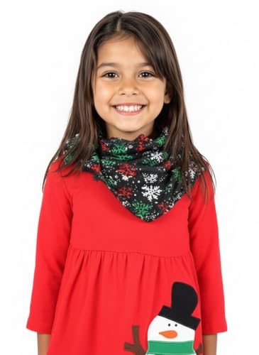 Image of Unique Baby Girls Kids Toddler 3pc Outfit Set Long Sleeve Lightweight Tunic Top Leggings and Scarf