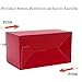 Oletx 12Pcs Dark Red Gable Gift Boxes, 5.9'' Small Party Favor Treat Box, Goodie Box, Cookie Candy Box for Birthday Party, Classroom Activity and Any Fun Occasion Decoration Supplies.