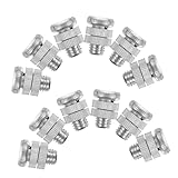 TOYANDONA 12 Stück Teiliges Aluminium Drahtverbinder für Elektrozaun Vielseitige Split Bolt Klemmen Robuste Verbindungsklemmen Einfache Sichere und Langlebige Zaunzubehör für Garten und