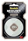 scotch(removable mounting squares Soporte / respaldo: espuma acrílica de celda cerrada. Adhesivo: acrílico modificado. Revestimiento de liberación: película de PE. Temperatura de aplicación: 50F a 100F.