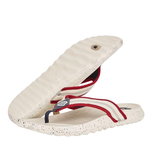 Image of HEYDUDE Men's Myers Flip Classic Sandal | Lightweight Flexible Outsole | Travel Ready Flip Flop