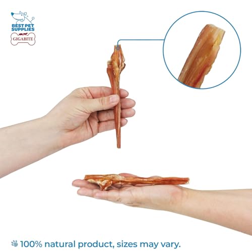 Image of GigaBite Beef Esophagus Dog Treats - Natural Gullet Sticks for Dogs, High Protein Single Ingredient Dog Chews, Rawhide Free Dental Dog Treats for All Dog Breeds - Sticks (6 Inch), Pack of 25
