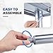 Profeeshaw Stainless Steel Prep Table NSF Commercial Work Table with Backsplash and Undershelf for Kitchen Restaurant 60x30 Inch