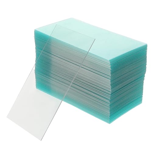 YOSADIER 100piezas Lentes Protectores Transparentes para Careta de Soldar con Función Automática de Oscurecimiento Solar Repuesto para Casco de Soldadura Paquete de Unidades Cubierta