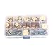 Healifty 1 Box of Total 90 Sets Doll Joints Accessories for Bear Toys Making DIY Material Scrapbook Crafts Movable Joints Connectors