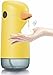 Dispensatore di sapone for distributori di sapone for bambini Dispenser di sapone automatico, lavatrice a mano in schiuma intelligente con anatra giallo cartone animato 22 0 ml Pompa sapone for schium