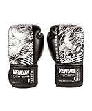 Venum YKZ21 Kinder-Boxhandschuhe, Schwarz/Weiß, 170 g