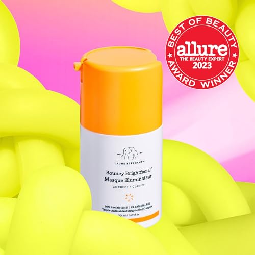 Drunk Elephant Bouncy Brightfacial - 50 ml/1.69 fl oz - Illuminating Face Mask - Clean Clinical Skincare - Cruelty-Free - Dermatologist-Tested - Free of Essential Oils, Silicones, and Fragrance - Thumbnail 2