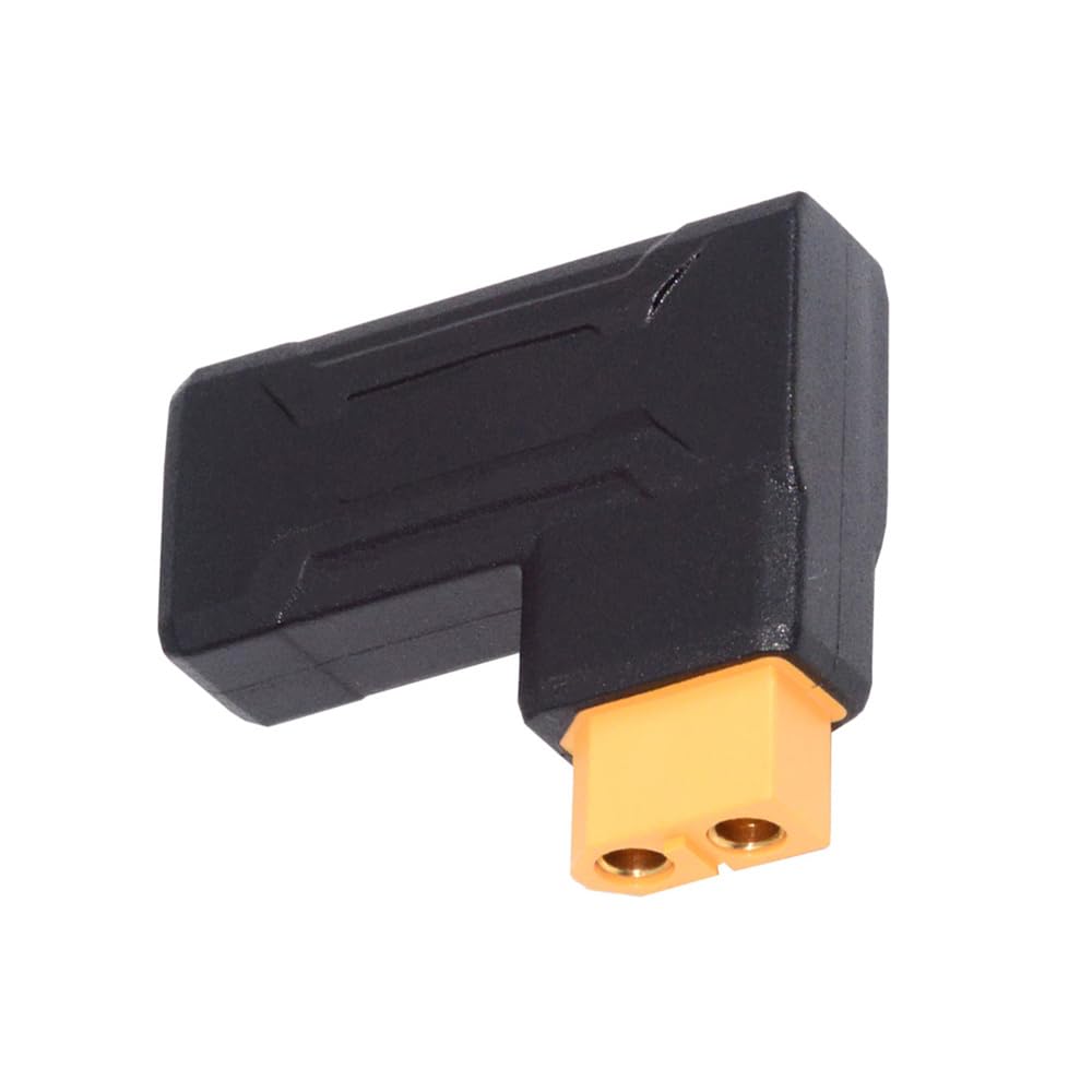 cablecc Adapter XT60 Connector SC100 Protocol to XT60 Female Quick Charging Adapter Angled Horizontal for RC Lipo Battery Quadcopter Multicopter Model Flight