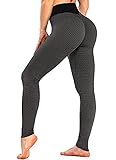 CELLULITE VERSCHWINDEN -- Waben Leggings haben magischen Anti-Cellulite Effekt! Durch die Wabenstruktur verstecken die Knackpo Leggings die Cellulite und Dellen perfekt. Wie eine zweite Haut sitzen.