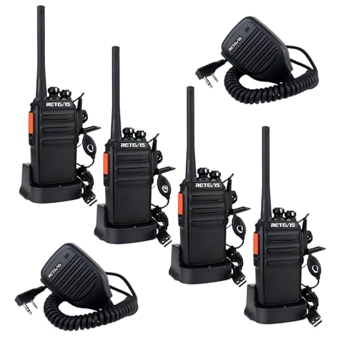 Talkie-walkie professionnel Retevis RT24 Plus PMR446 16 canaux avec micro 2 broches