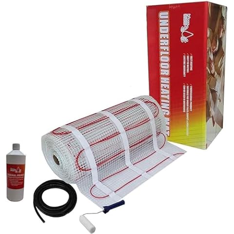 Nassboards Premium Pro Electric Underfloor Heating mat kit 200w per m² Cover