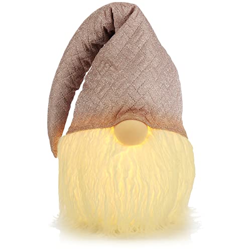 com-four® Premium Weihnachts-Wichtel mit LED als Weihnachtsdeko – Ansicht 2